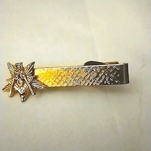 VTG Sunburst Mason Tie Clasp